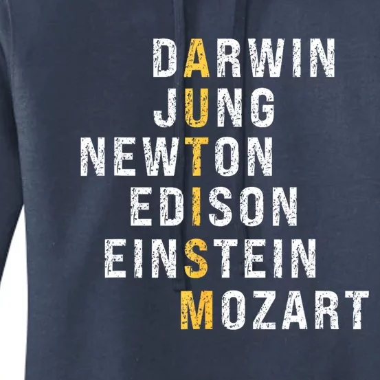 Funny Autism Darwin Jung Newton Edison Einstein Newton Mozart Gift Women's Pullover Hoodie