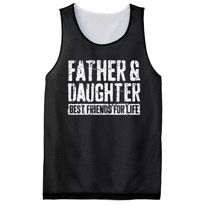 Father And Daughter Best Friends For Life Mesh Reversible Basketball Jersey Tank