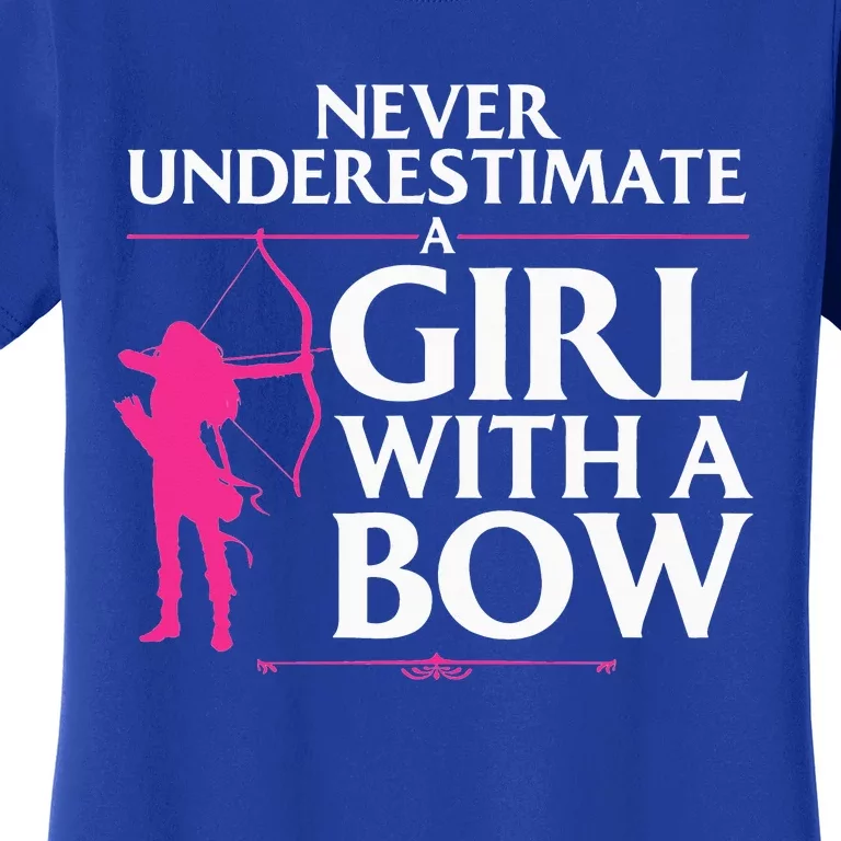 Funny Archery Design For Women Bowhunter Shooting Fans Women's T-Shirt