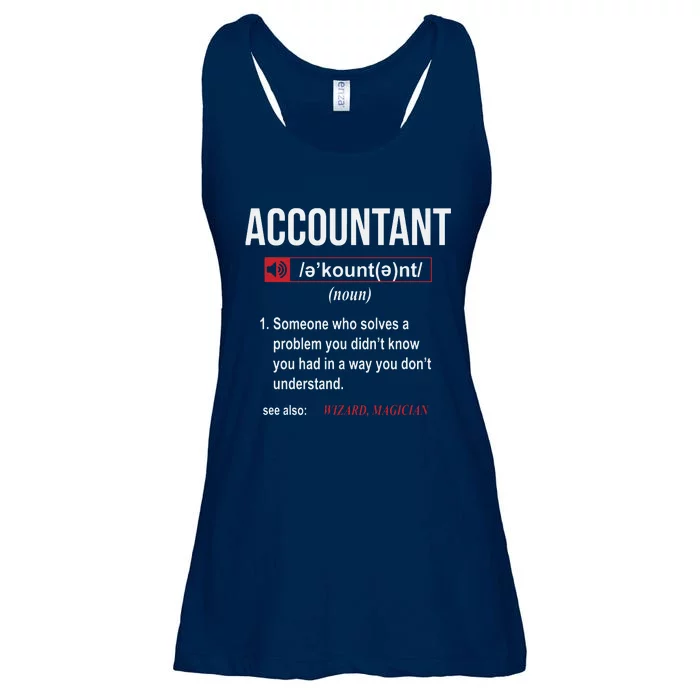 Funny Accountant Definition See Also Wizard Ladies Essential Flowy Tank