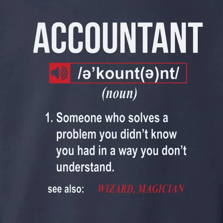 Funny Accountant Definition See Also Wizard Toddler Hoodie