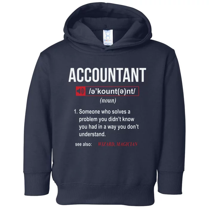 Funny Accountant Definition See Also Wizard Toddler Hoodie