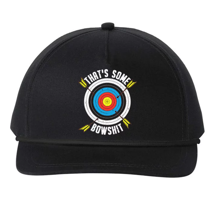 Funny Archery Design For Women Archery Bow Archer Snapback Five-Panel Rope Hat