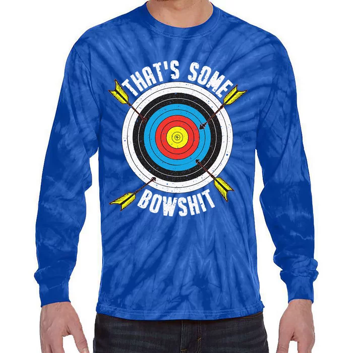 Funny Archery Design For Women Archery Bow Archer Tie-Dye Long Sleeve Shirt