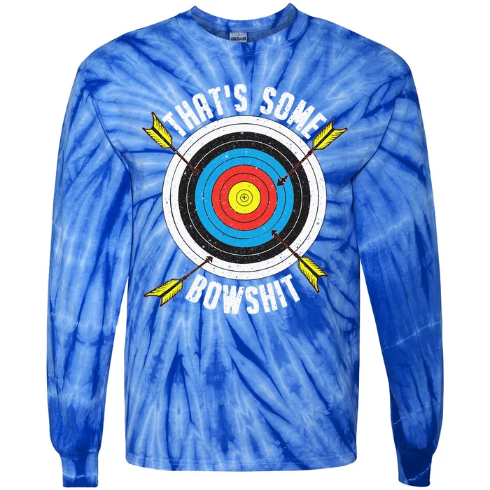 Funny Archery Design For Women Archery Bow Archer Tie-Dye Long Sleeve Shirt