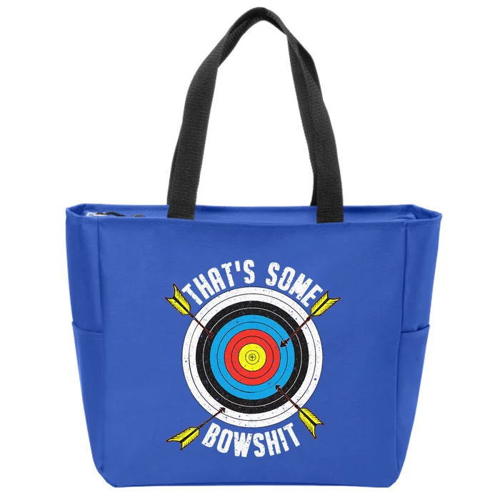 Funny Archery Design For Women Archery Bow Archer Zip Tote Bag