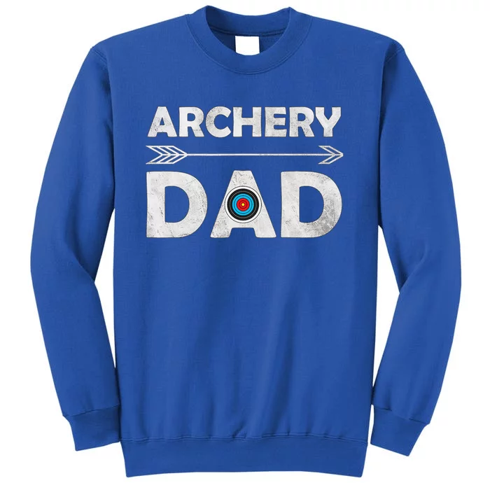 Family Archery Dad Arrow Target Team Photo Gift Sweatshirt