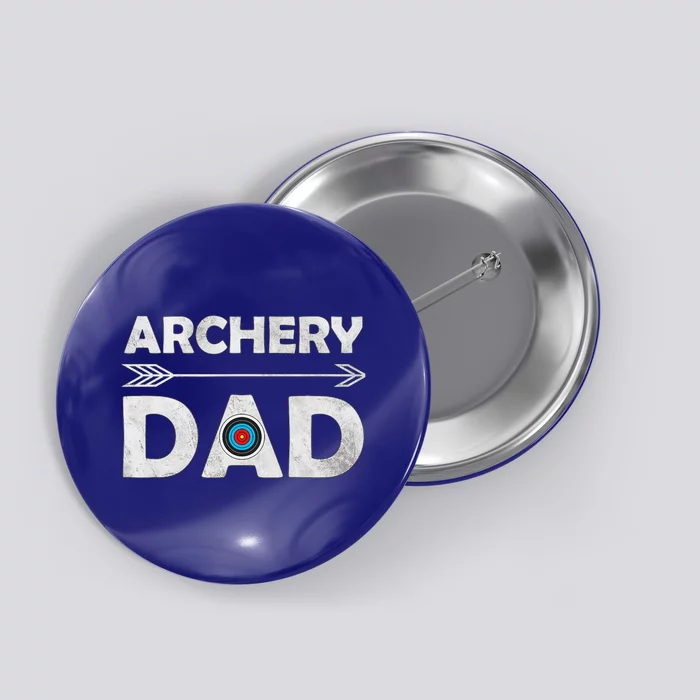 Family Archery Dad Arrow Target Team Photo Gift Button