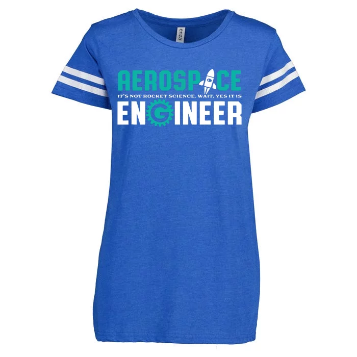 Funny Aerospace Engineer Rocket Science Engineering Enza Ladies Jersey Football T-Shirt