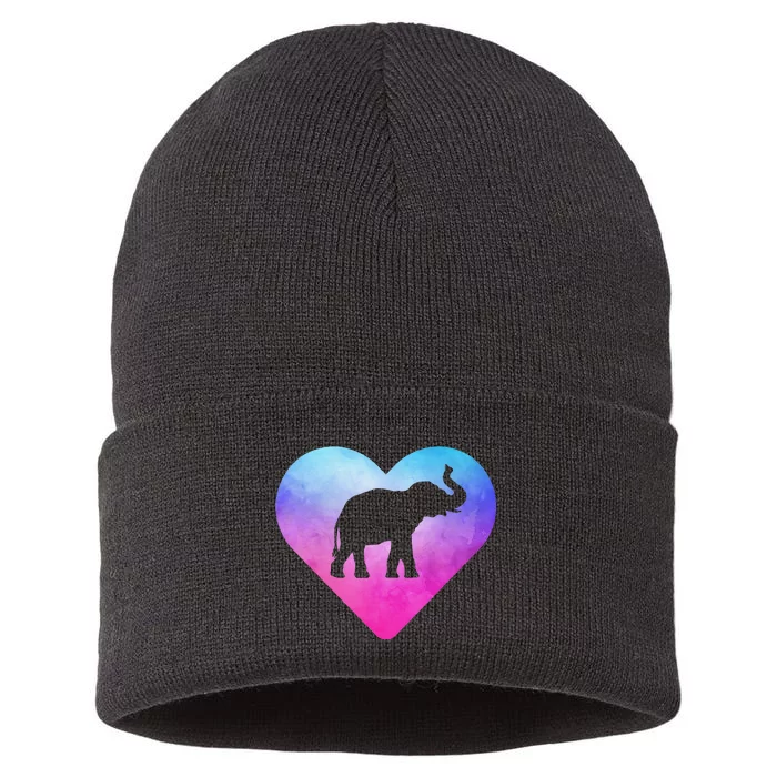 Funny Animal Elephant Sustainable Knit Beanie