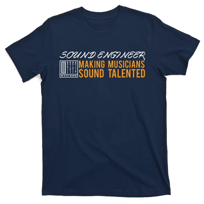 Funny Audio Engineer Sound Technician Guy Gift T-Shirt