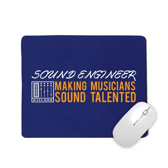 Funny Audio Engineer Sound Technician Guy Gift Mousepad