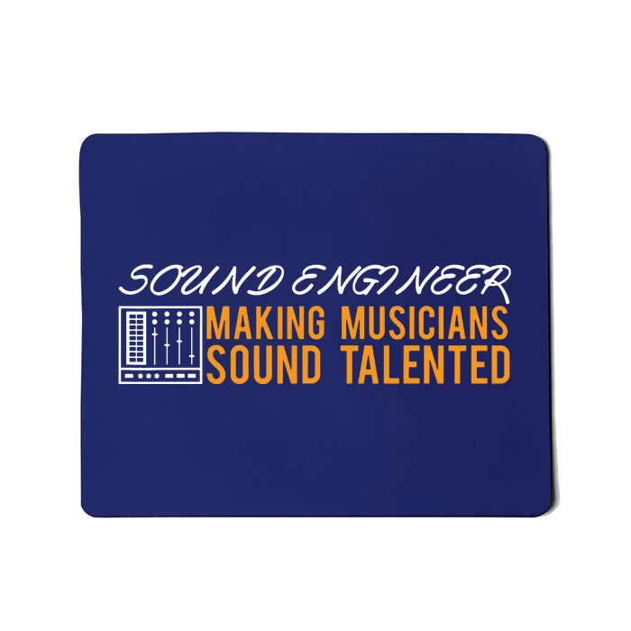 Funny Audio Engineer Sound Technician Guy Gift Mousepad