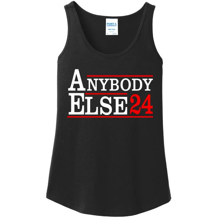 Funny Anybody Else 24 Anti Joe Biden Bumper Ladies Essential Tank