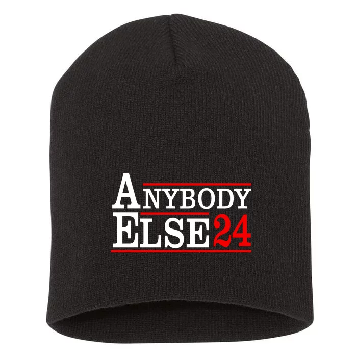 Funny Anybody Else 24 Anti Joe Biden Bumper Short Acrylic Beanie