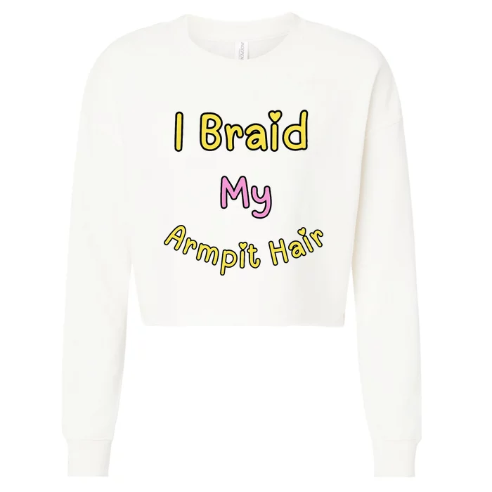 Funny And Embarrassing Cropped Pullover Crew