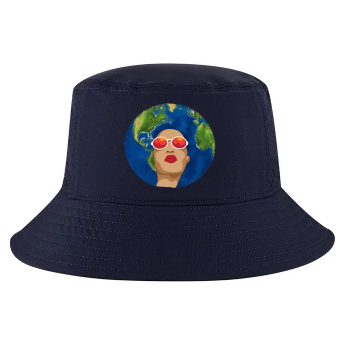 Female Afro Earth Day Cool Comfort Performance Bucket Hat