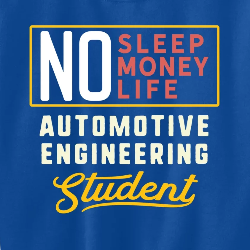 Funny Automotive Engineering Major Studencool Gift Graduation Funny Gift Kids Sweatshirt