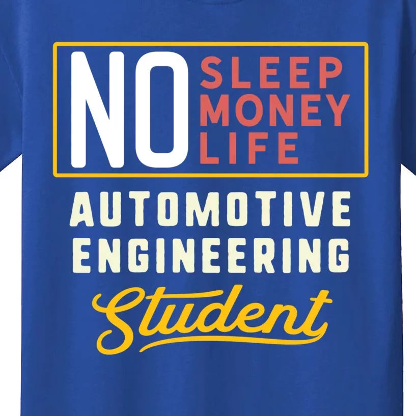 Funny Automotive Engineering Major Studencool Gift Graduation Funny Gift Kids T-Shirt