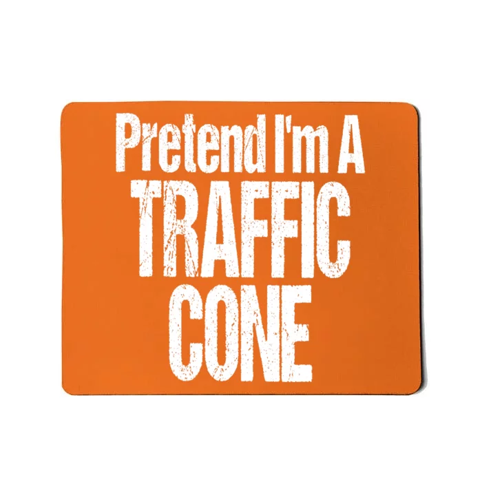 Fun And Easy Halloween Costume Orange Pretend Traffic Cone Mousepad