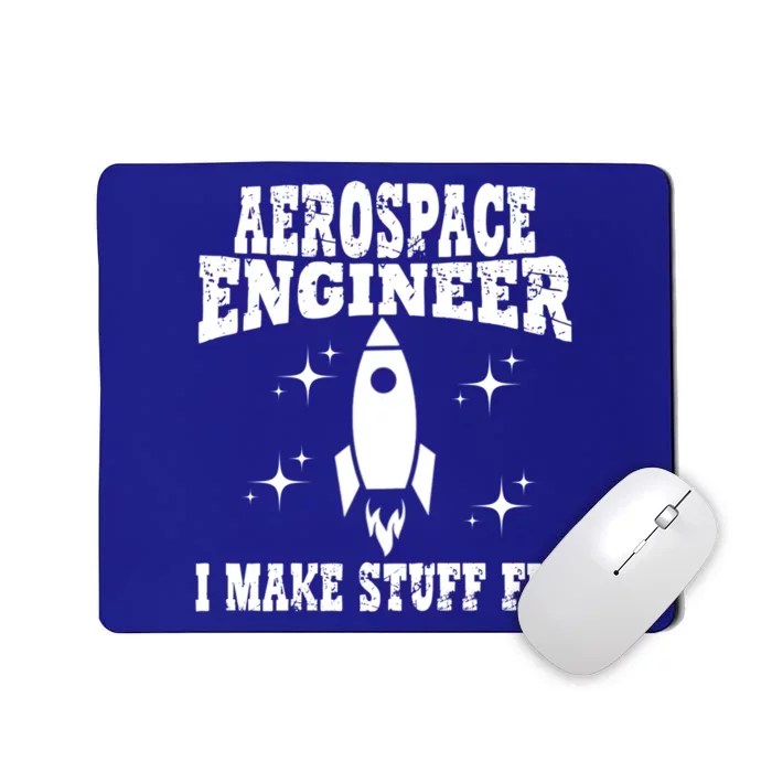 Funny Aerospace Engineer Dad Mom Space Humor Dad Joke Gift Mousepad