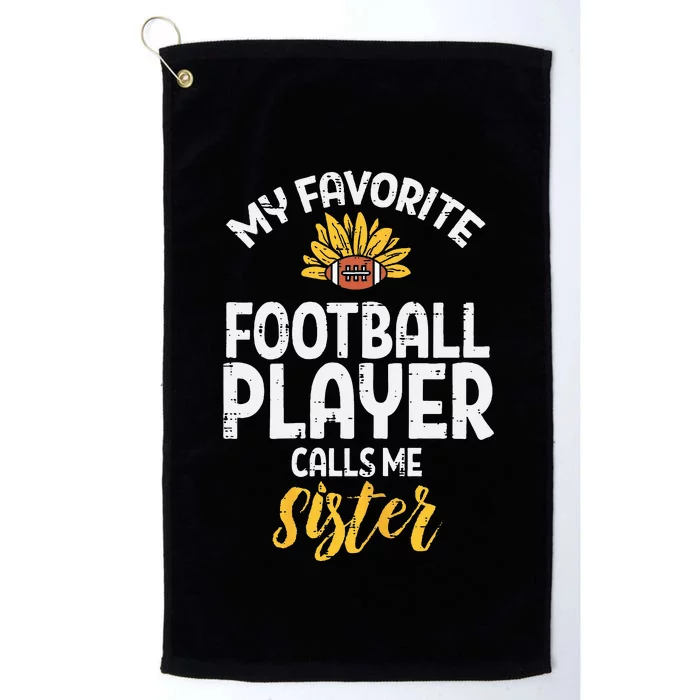 Favorite American Football Player Sister Family Platinum Collection Golf Towel