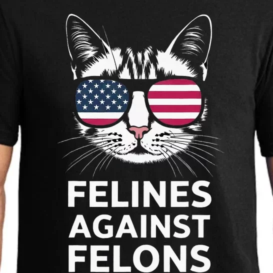 Felines Against Felons Kamala Harris Pajama Set