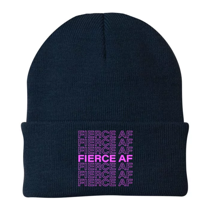 Fierce AF Knit Cap Winter Beanie