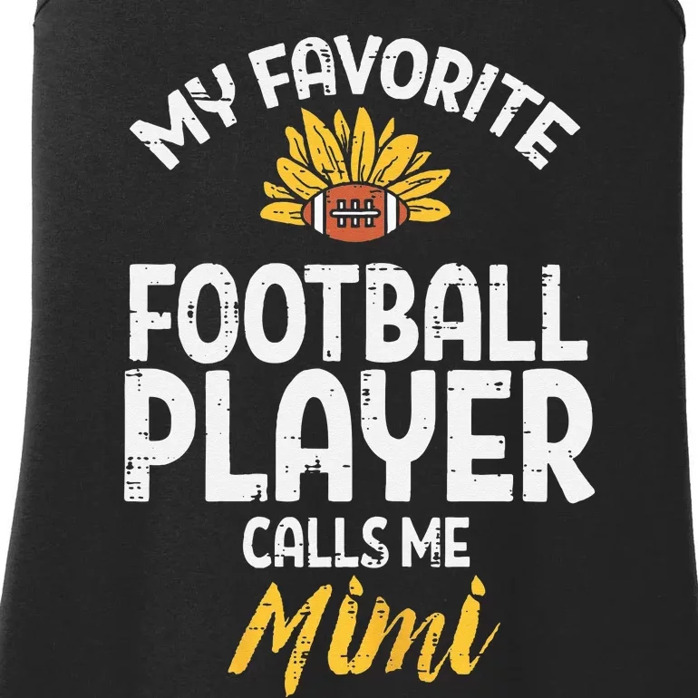 Favorite American Football Player Mimi Grandma Nana Ladies Essential Tank