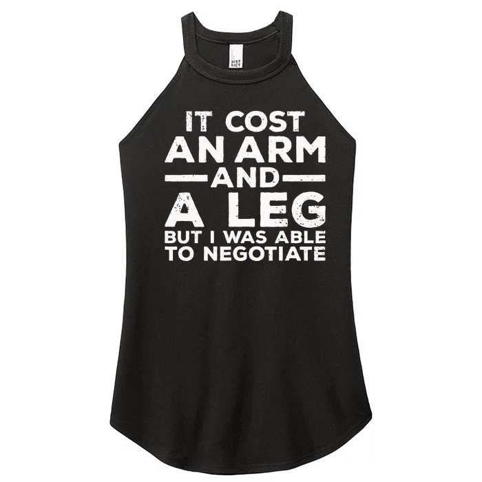 Funny Amputee For Men Women Prosthetic Leg Amputation Joke Women’s Perfect Tri Rocker Tank