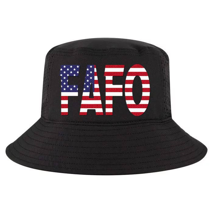 FAFO American Flag Cool Comfort Performance Bucket Hat