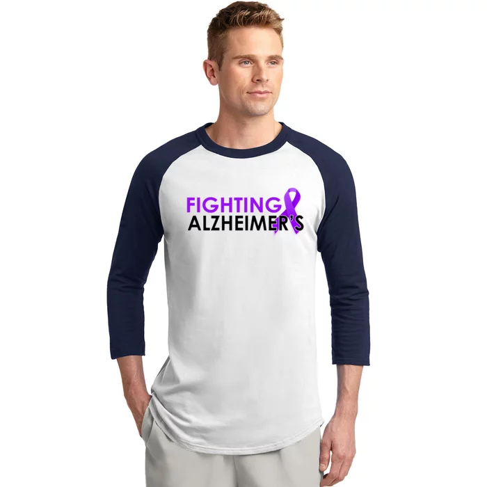 Fighting Alzheimer's Baseball Sleeve Shirt