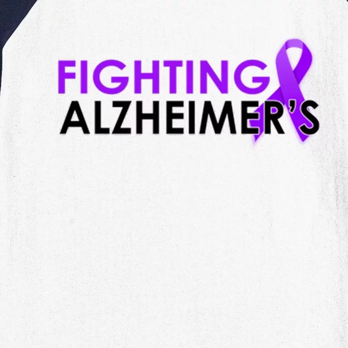 Fighting Alzheimer's Baseball Sleeve Shirt