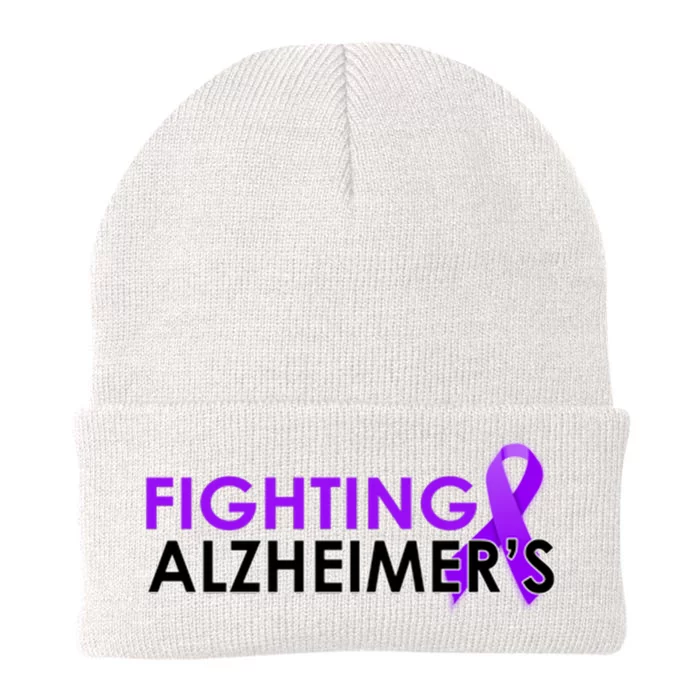 Fighting Alzheimer's Knit Cap Winter Beanie