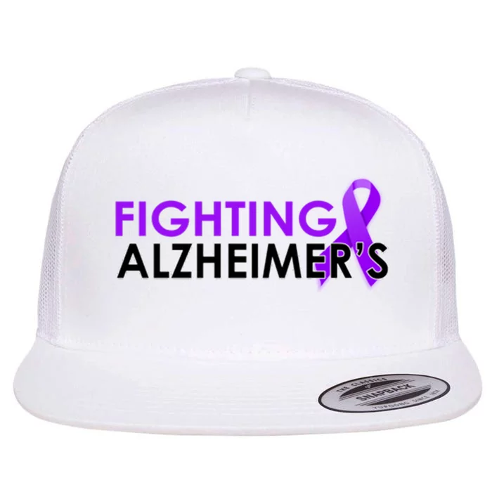 Fighting Alzheimer's Flat Bill Trucker Hat