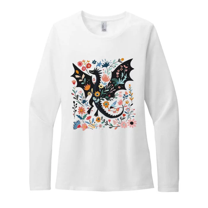 Funny Abraxos Fantasy Bookish Floral Abraxos Gift Womens CVC Long Sleeve Shirt