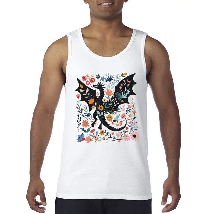 Funny Abraxos Fantasy Bookish Floral Abraxos Gift Tank Top