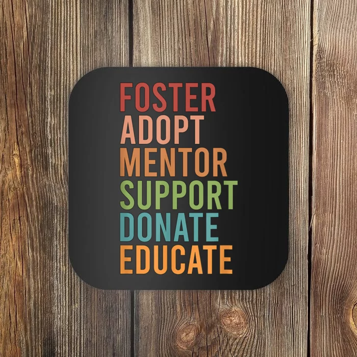 Foster Adopt Foster Mom Foster Parent Foster Mother Coaster