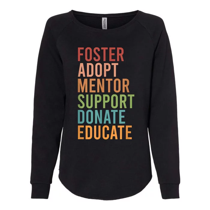 Foster Adopt Foster Mom Foster Parent Foster Mother Womens California Wash Sweatshirt