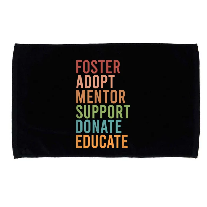 Foster Adopt Foster Mom Foster Parent Foster Mother Microfiber Hand Towel