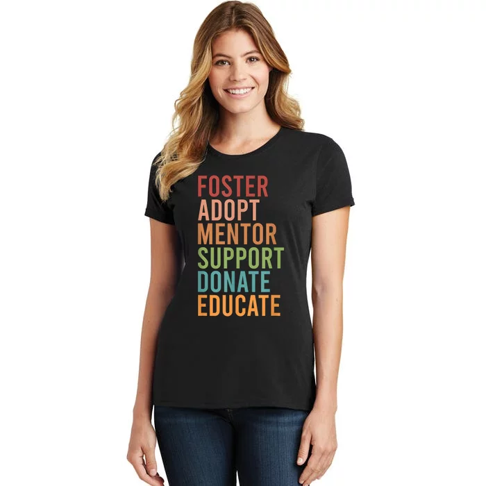 Foster Adopt Foster Mom Foster Parent Foster Mother Women's T-Shirt