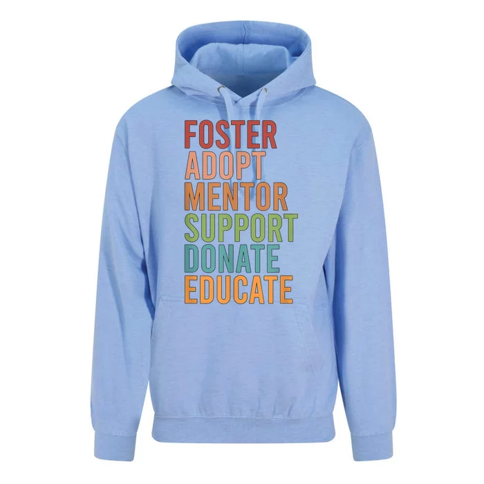 Foster Adopt Foster Mom Foster Parent Foster Mother Unisex Surf Hoodie