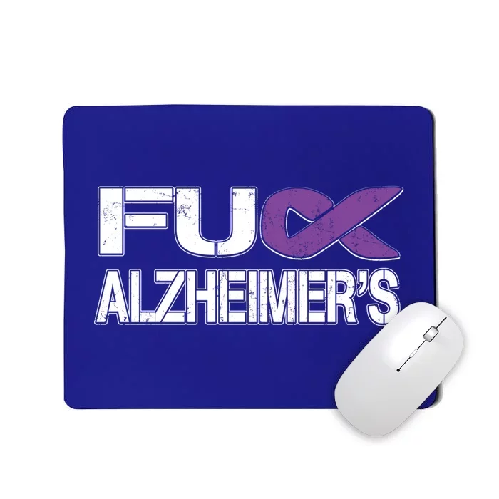 Fuck Alzheimer's Fuck Detia Alzheimer Support Awareness Gift Mousepad