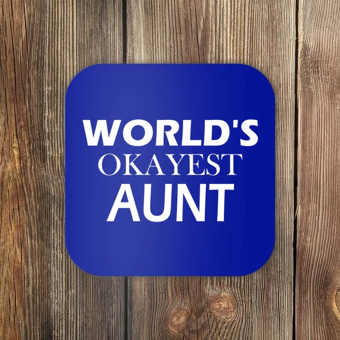 Funny Aunt Funny Gift From Niece Aunt Appreciation Gift Coaster