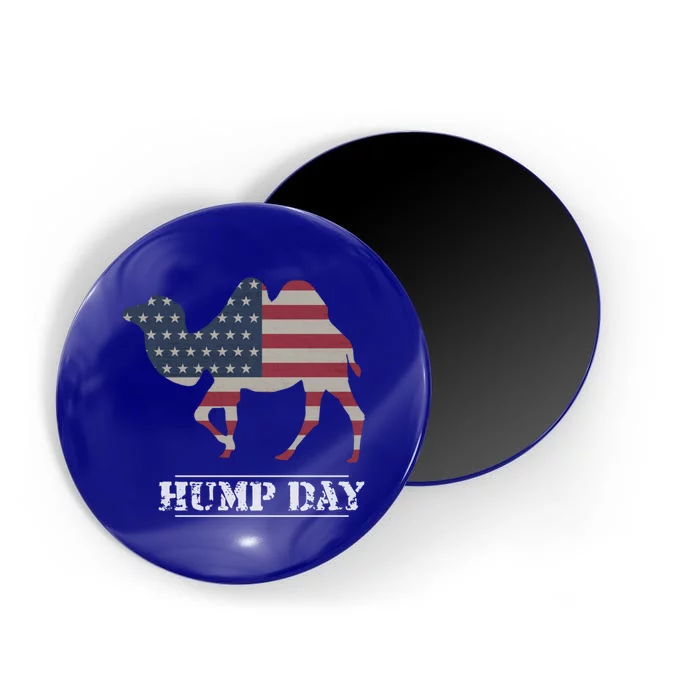 Funny American Flag Hump Day Camel Gift Magnet