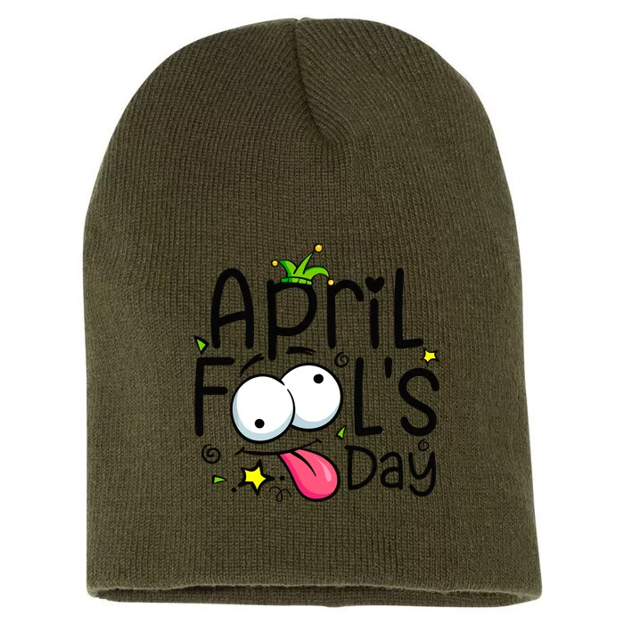 Funny April Fools Day 1st April Jokes Happy April Fools Day Short Acrylic Beanie