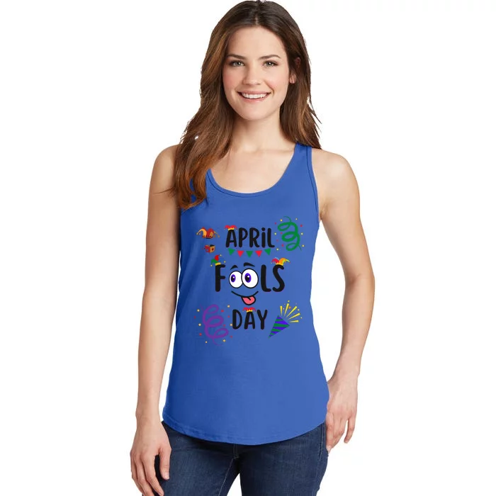 Funny April Fools Day April 1st Prank And Funny Ladies Essential Tank