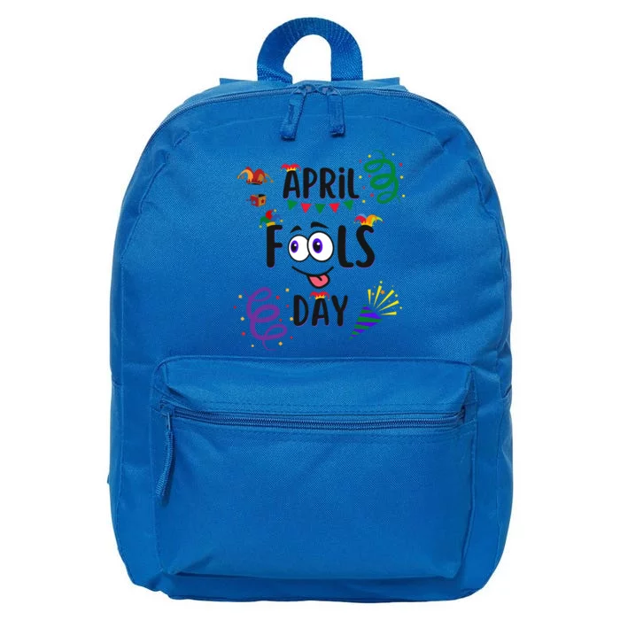 Funny April Fools Day April 1st Prank And Funny 16 in Basic Backpack