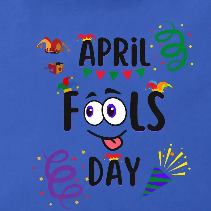 Funny April Fools Day April 1st Prank And Funny Zip Tote Bag