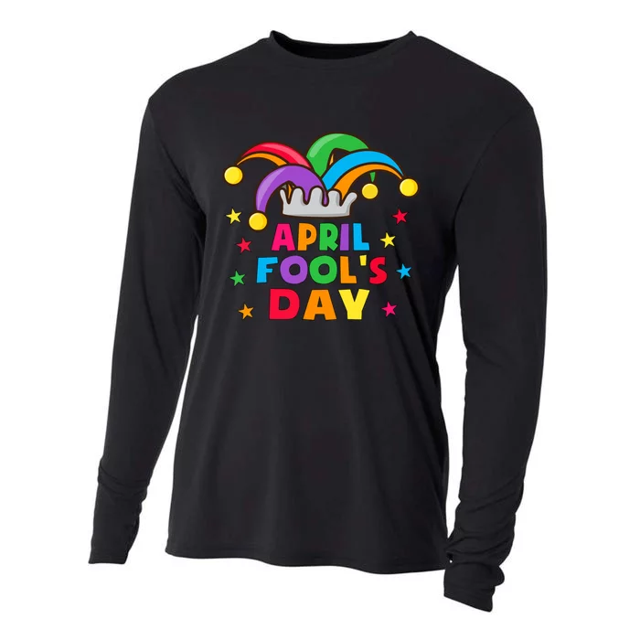 Funny April Fools Day Pranks Kit 1st April Jokes Adults Cooling Performance Long Sleeve Crew